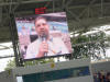 Herr Striewe in Aktion im Stadion-TV
