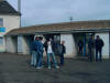 Inkognito am Stadioneingang