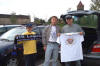 Start am Rande Leipzigs, mit neuem T-Shirt