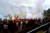 Explosive Stimmung am Dammsitz