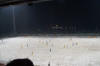 Der glatte Schneeboden war nicht ideal f�r unsere Kicker,...