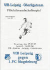 Programmheft vom Fanclub Wurzen erstellt