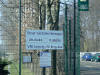 Spielank�ndigung am Stadion