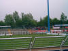 Blick auf die rund 40 Fans aus Zwickau